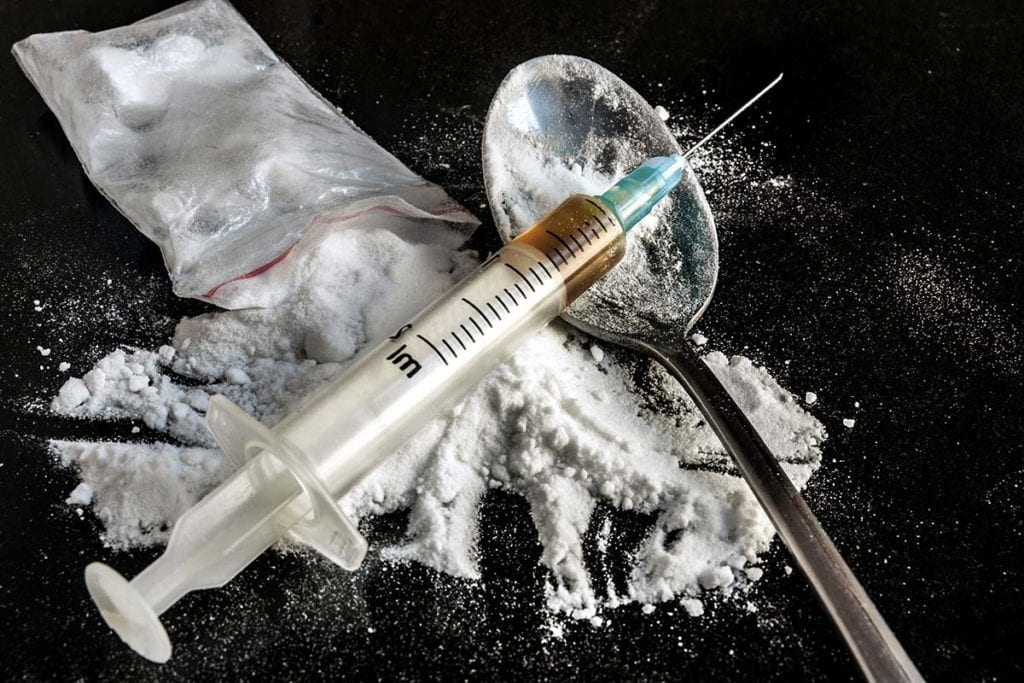 Powdered drugs. a spoon, and a syringe beg the question what is the opiates definition